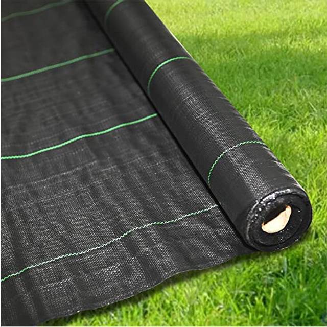 Ram? Heavy Duty Weed Fabric Control 2M X 5M Weed Control Fabric Ground Cover Membrane UV Stabilised Weed Fabric For Patios Garden Flower Beds