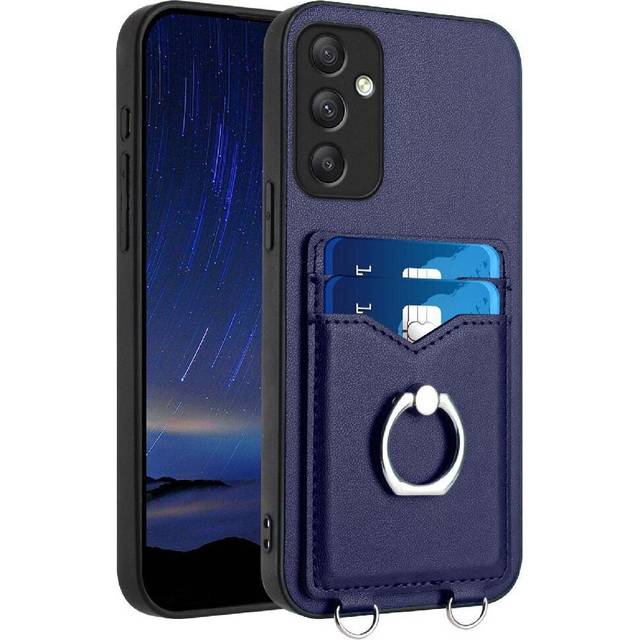 (Blue) Samsung Galaxy A34 5g Case With Kickstand