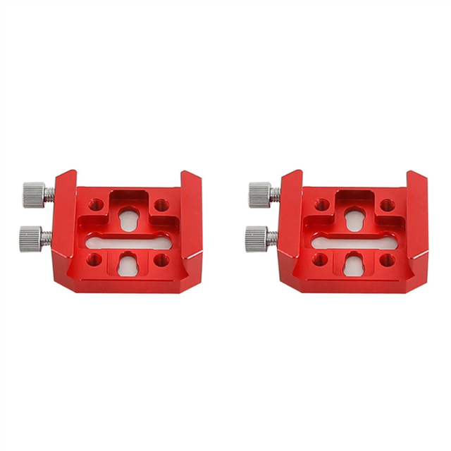 2X Guide Mirror Dovetail Plate Red Short Board for Slot Telescope Accessories Mount (C)