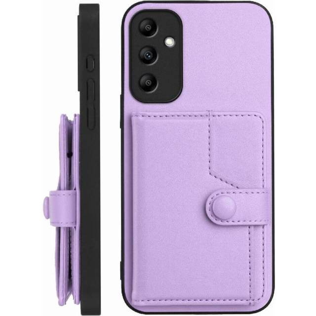 (Purple) Samsung Galaxy A14 Case Kickstand High Quality