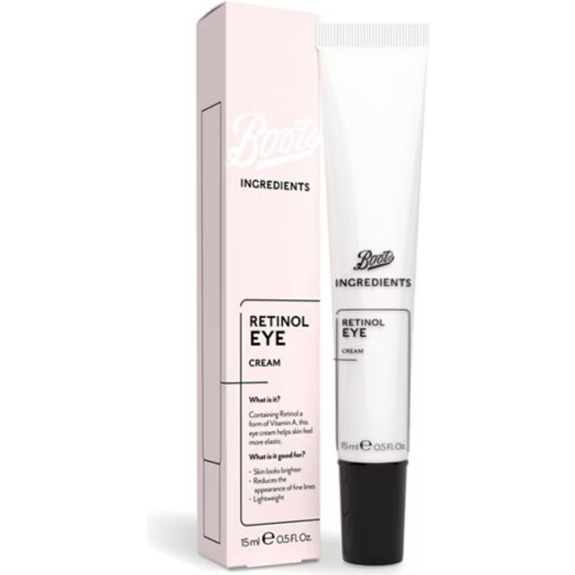 Boots Ingredients Retinol Eye Cream 15ml