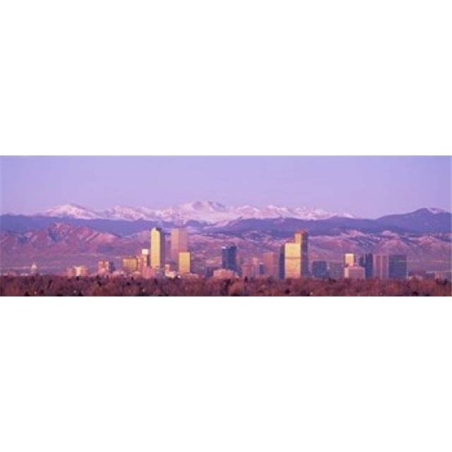 Denver  Colorado  USA Poster Print by  - 36 x 12