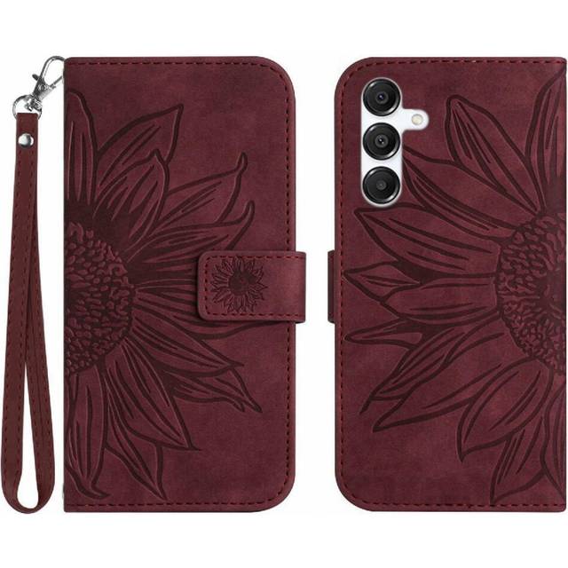 (Brown) Samsung Galaxy A26 5g Leather Wallet Case