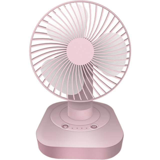 Desk Fan, USB Powered Desktop Fan,Small But Powerful Strong Airflow Work Quiet, 120 Adjustment, Portable Personal Pink