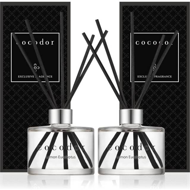 Cocodor Signature Reed Diffuser/Lemon Eucalyptus/ 6.7oz(200ml) / 1 Pack/Reed Diffuser, Reed Diffuser Set, Oil Diffuser & Reed Diffuser Sticks, Home