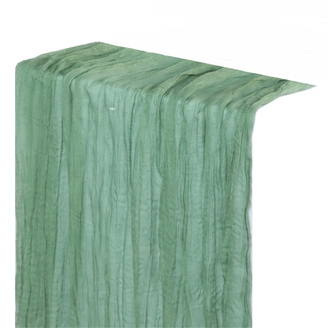 Country Tulle Cheese Cloth Table Runner Decoration 90x300cm