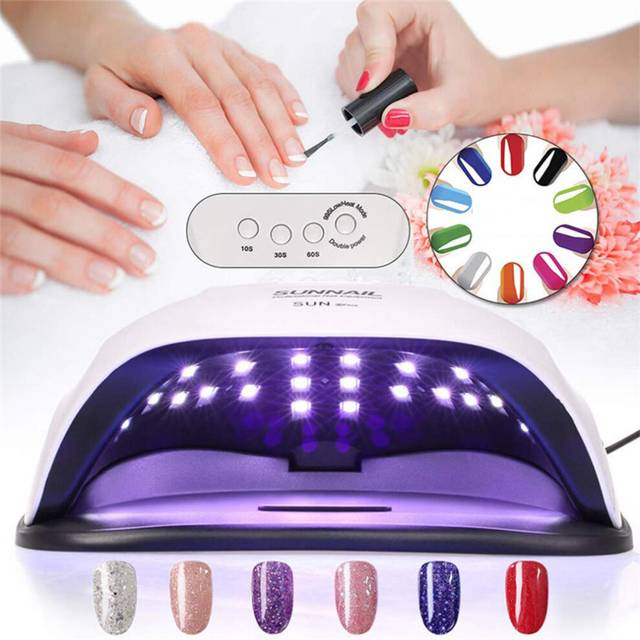 80W Lamp UV LED Light Professional Nail Dryer Gel Machine Curing