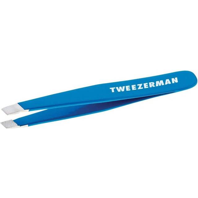 Tweezerman Bahama Blue Stainless Steel Mini Slant Tweezer