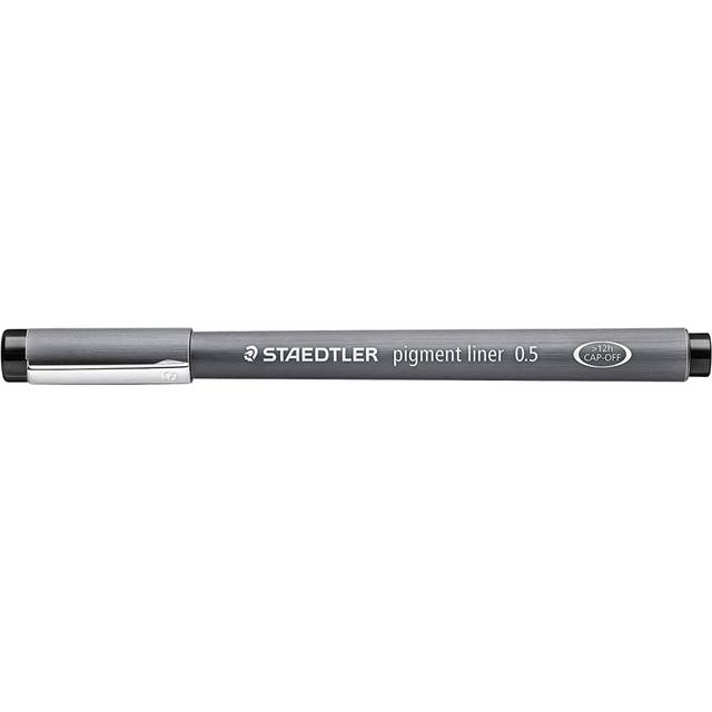 Staedtler 308 05-9 Fineliner Pigment liner - 0.5 mm, Black, Pack of 10