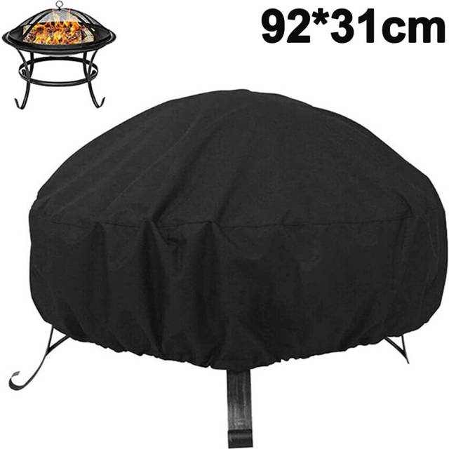 Waterproof BBQ Grill Dust Cover Protection Outdoor Round Heavy Duty