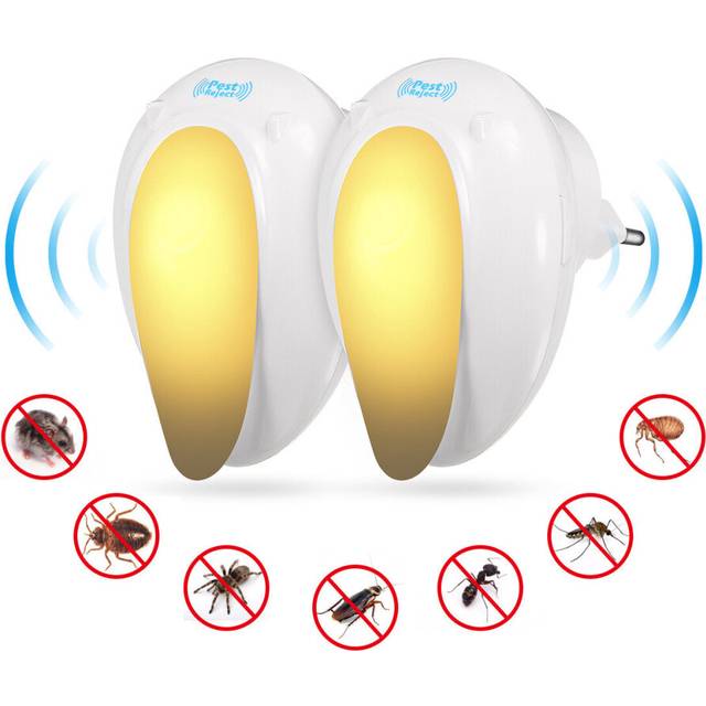 Electronic Ultrasonic Mosquito Killer Repellent Rat Cockcroach Ant Bug Insect Mice Pests Control