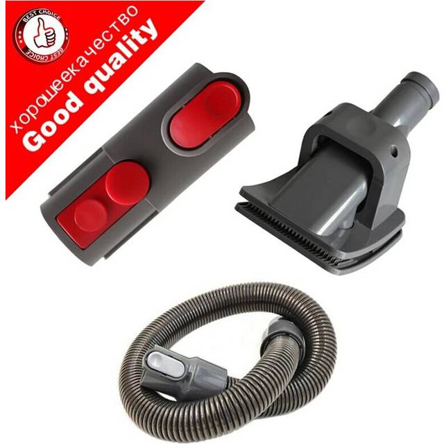 3Pcs Replacement Extension Hose And Dog Pet Tool Brush Adapter For Dyson Vacuum Dc31 Dc34 Dc35 Dc44 Dc58 Dc59 V6 V7 V8