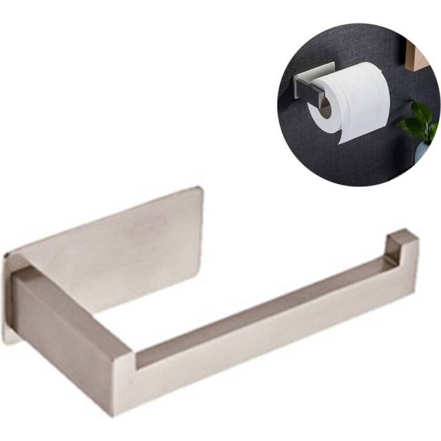 Toilet Paper Holder Stainless Steel, Half Open Bathroom Holder Wall Mount Rustfree Tissue Roll Dispenser for Washroom Kitchen
