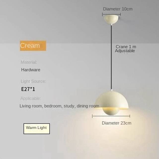 (Cream color) Restaurant chandelier modern minimalist bar creative dining table European style home chandelier
