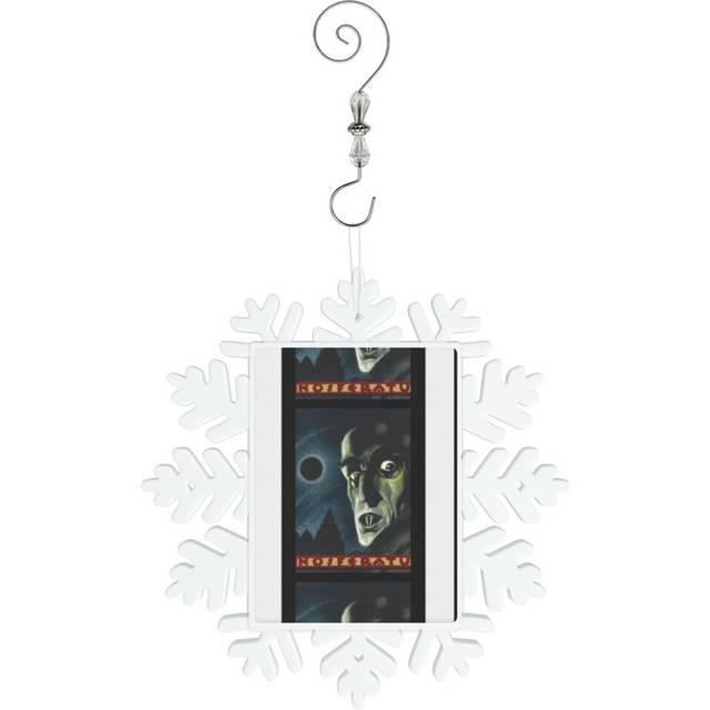 (Nosferatu Vampire Vlad Dracula Tepes The Impaler=8926) Christmas Ornament Snowflake Tree Decoration Car Hanging Charm Gift with Hook Keepsake for Fri