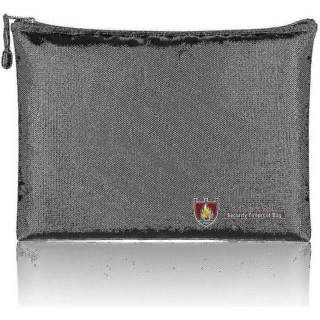 (27CM*16CM, One size) Fireproof Document Bag Money Box Fireproof Fireproof Waterproof 27 * 17 Cm