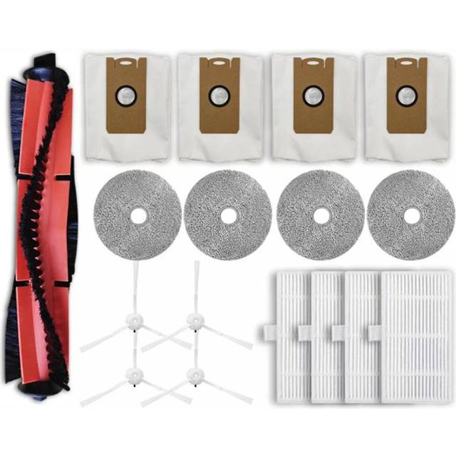 Vacuum Cleaner Parts For W2 Spare Parts Main Side Brush Filters Rag Dust Bag Roller Brush Accessori