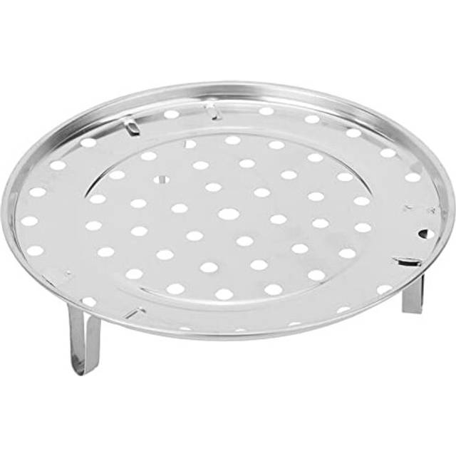 Stainless Steel Steam Holder, Multi-Functional Round Steaming Rack Stand Heavy Duty Steamer Basket Tray for Kitchen Cooking Pressure Cooker Cookware -