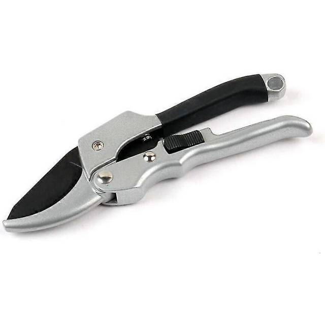 (As show, One size) 1992 Garden Scissors Orchard Ratchet Plant Pruning Tools Trimming Horticulture Hand Spoon Cutter Pruner Secateurs Garden Scissors