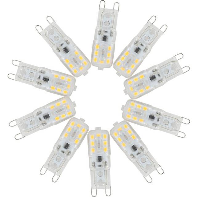 10 x G9 5W LED Dimmable Capsule Bulb Replaces Light AC220-240V Warm White