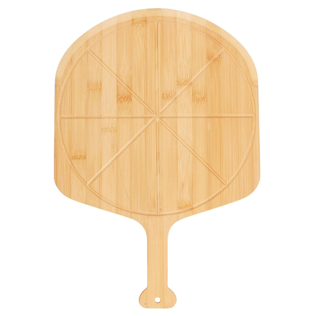 12 Inch Pizza Peel, Double-Sided Use Cutting Board for