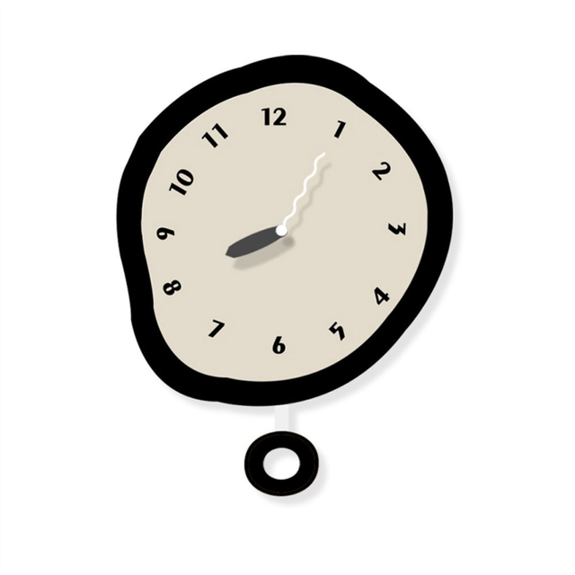 Nordic Minimalist Silent Wall Clock Simple Living Room Decoration