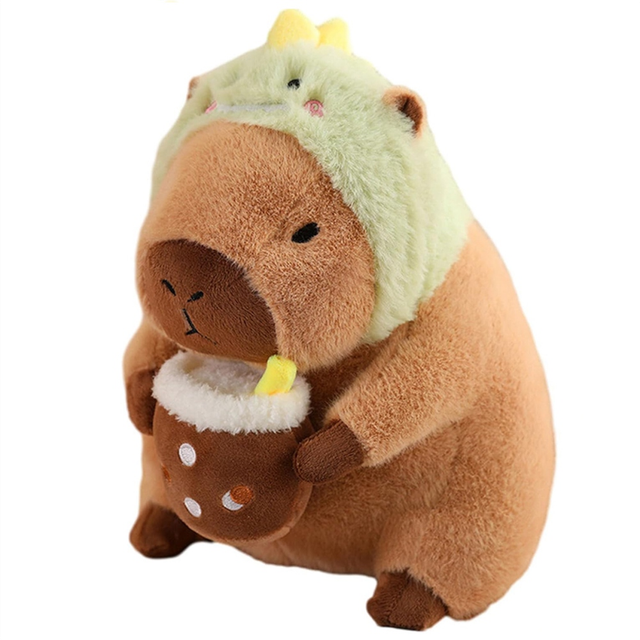 Soft Capybara Plushie Toy Doll Pillow,Stuffed Toy,B