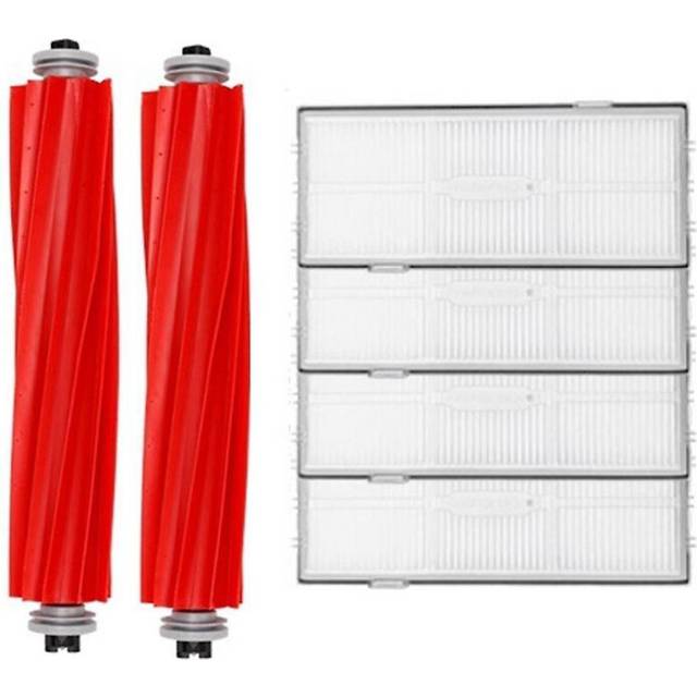 Sweeping Machine Rubber Brush For G10 G10s Pro Sweeping Robot Replacement Rubber Brush Filter Scree