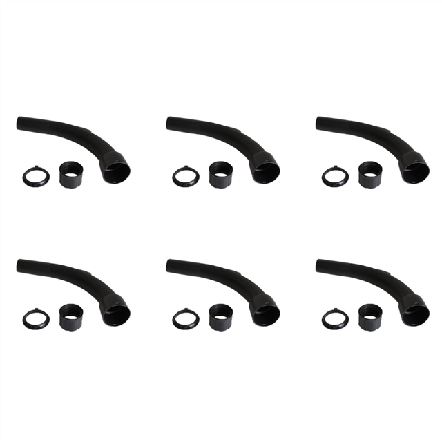 6X Universal Vacuum Cleaner Hose End Part Bend Bent Handle Tube Wand Set 32mm Household Supplies High Quality