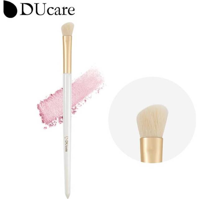 (X14-Nose shadow Brush) DUcare 14pcs Powder Makeup Brush Single Soft Nylon Hair White X1 Series For Eye shadow Eyebrow Foundation Liquid Lip Brushes f