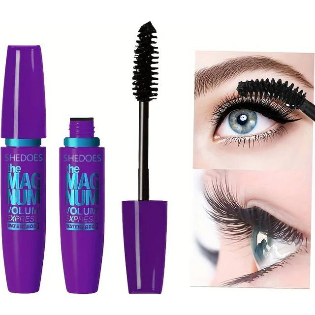 (Color: 8828-purple) 4D Black Mascara Waterproof + Free Gift
