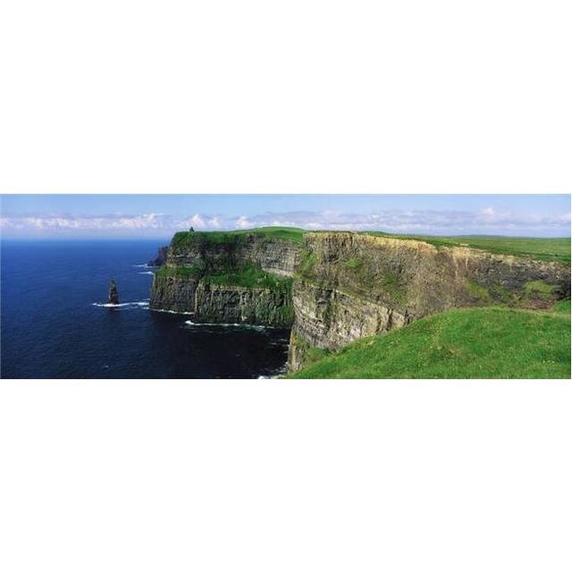 Cliffs of Moher Co Clare Ireland - Cliffs On The Atlantic Ocean Poster Print by The Irish Image Collection, 44 x 14 - Large