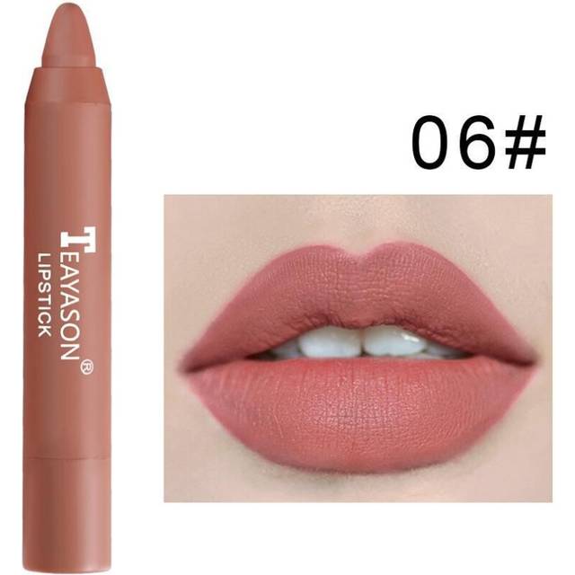 (06) TEAYASON Mist-Surface Matte Lipstick Color Moisturizing Lipcosty Lip Color Lip Glaze Rotation Red Pen Red Pen