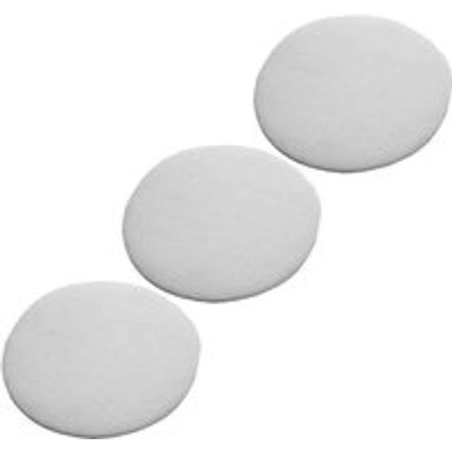 Set 3x Replacement Filter Sleeves compatible with Dyson DC19, DC20, DC21, DC04, DC05, DC08, DC29 Vacuum Cleaner - Filter Protection, White - Vhbw