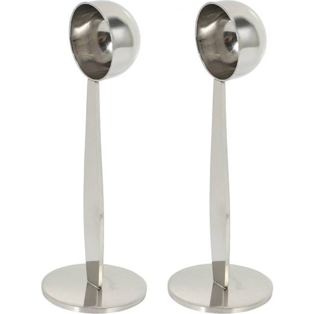 2 x Espresso Stand Coffee Measuring Tool Tamper Spoon Stainless Steel Coffee Tea Tool Measuring Tamping Scoop