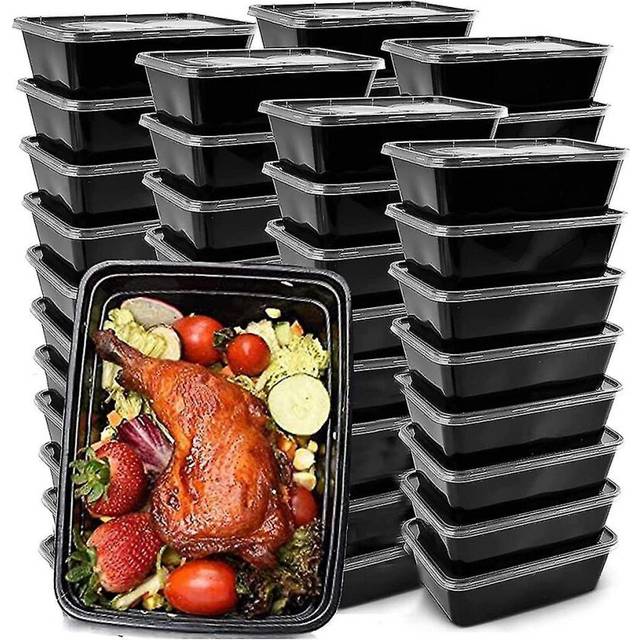 50-Pack Meal Prep Containers Reusable To-Go Food Containers