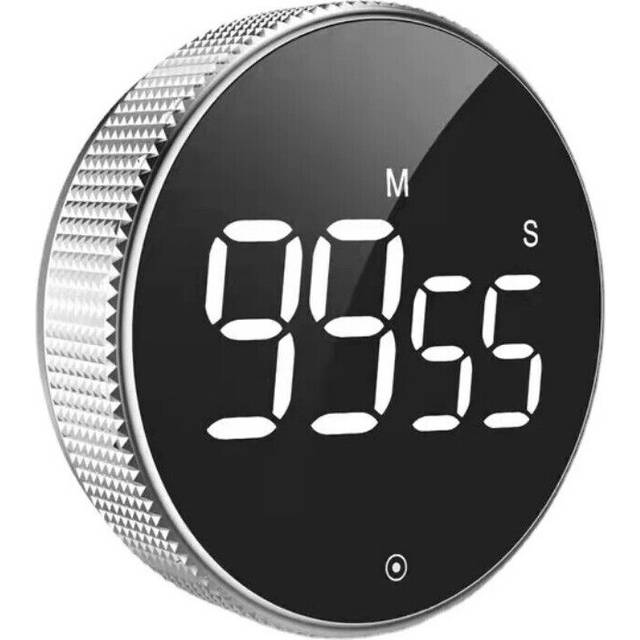 Magnetic Digital Kitchen Timer LCD Countdown Cooking Loud Alarm Stopwatch Sport