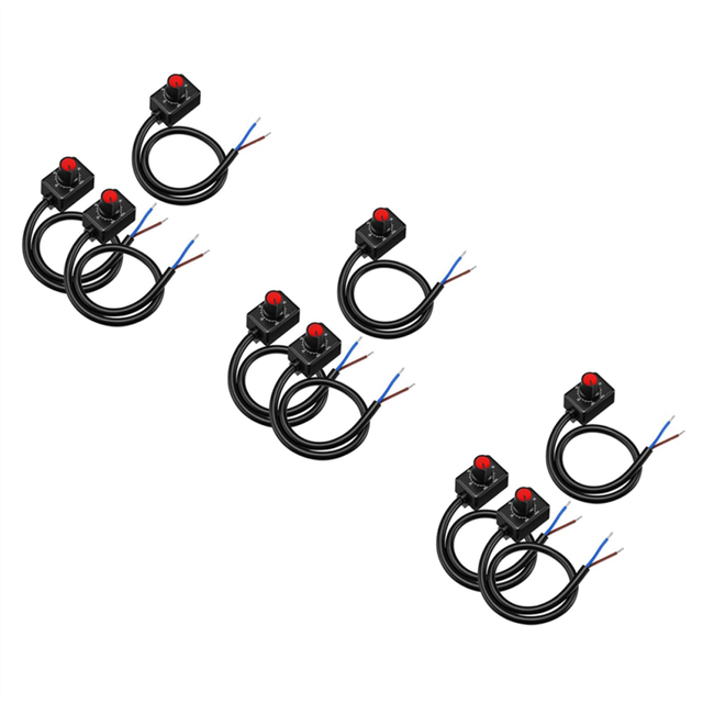 DC 0/1-10V Knob LED Dimmer, Low Voltage Passive Dimmer PWM Dimming for 0-10V or 1-10V Dimmable Electronic Driver 9Pc
