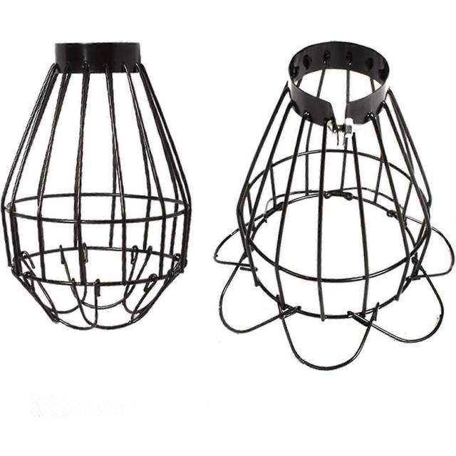 (As show, One size) Reptile Heater Lamp Cover, - Iron Wire Reptile Heater Guard, Anti-scald Lamp Mesh Cover For Terrarium