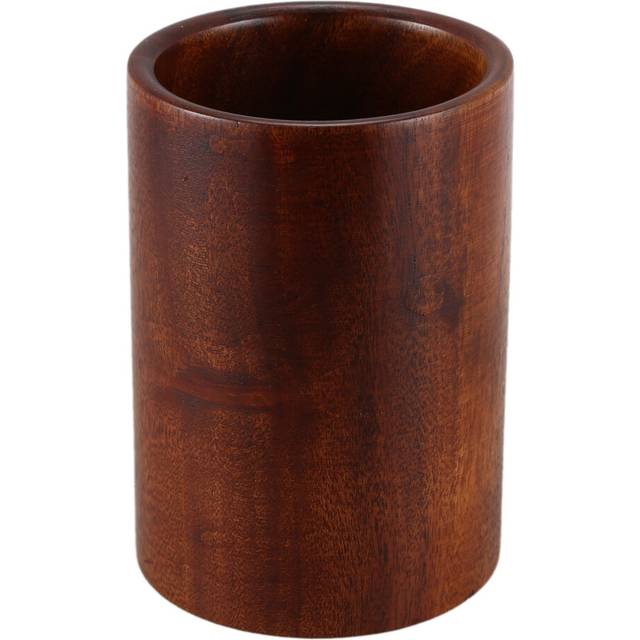 Utensil Holder, Wooden Holder for Spoons ,Spatulas,3.4 x 3.4 x 5 Inch