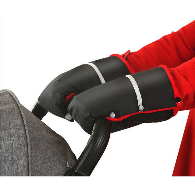 Winter Warm Mittens Pram Pushchair Gloves Relflective Hand Muff Waterproof Stroller Glove
