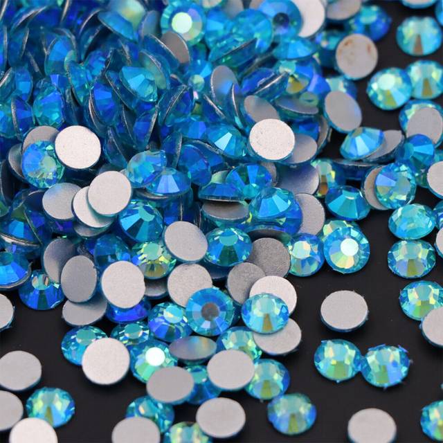 Crystal Clear No hotfix Flatback Rhinestones Glass Stone 3d Nail Art Decorations