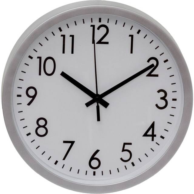 Contemporary wall clock | round wall mounted clock for living room - 19.5cm