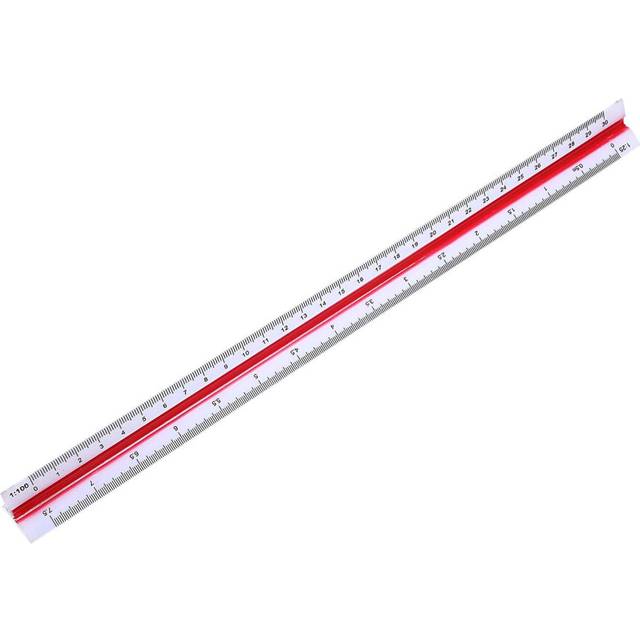 1:20 1:25 1:50 1:75 1:100 1:125 Plastic Triangular Scale Ruler