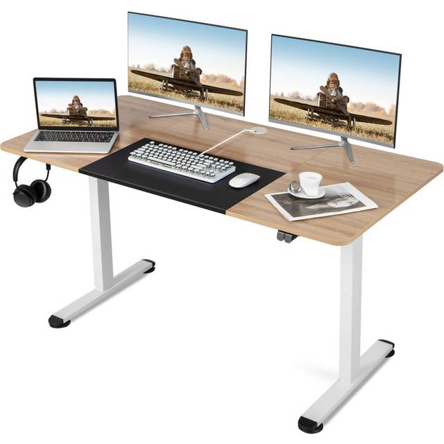 Electric Standing Desk Height Adjustable Sit to Stand Table Computer Workstation