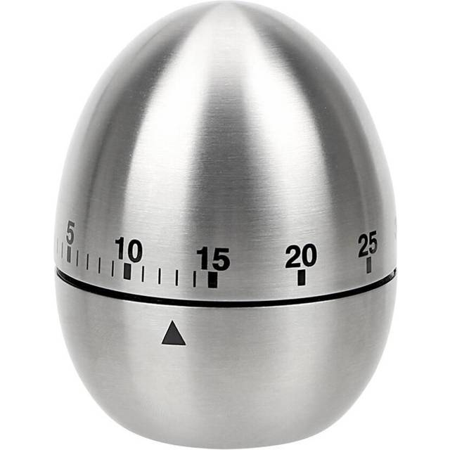 Hilife Cooking Tools Clock Counting Mechanical Alarm Time Stainless Steel Egg Countdown Kitchen Timer 60 Minutes