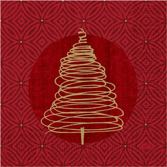 Duni Elegant Trees Napkins 3ply 33X33cm (Case of 500)