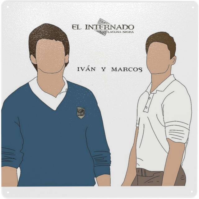 "(IvÃ¡n Y Marcos El Internado Laguna Negra=9971) Metal Tin Sign 12x12"" Wall DÃ©cor Cafe Bar Beer Pub Signs Christmas Gift"