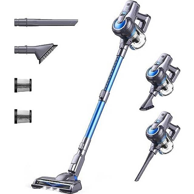 Greenote Cordless Vacuum Cleaner, 23000PA Stick Vacuum Cleaner 6 in 1, Powerful Hoover 200W Brushless Motor with LED Headlights, Up to 35 Mins Runti