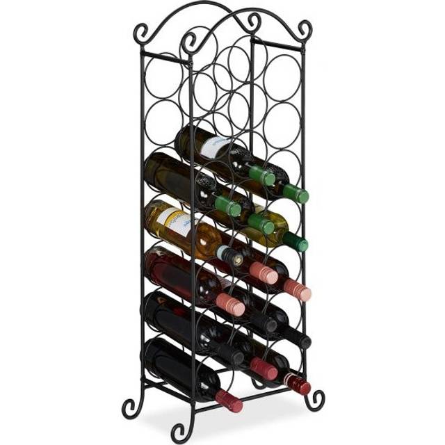 Large metal wine rack